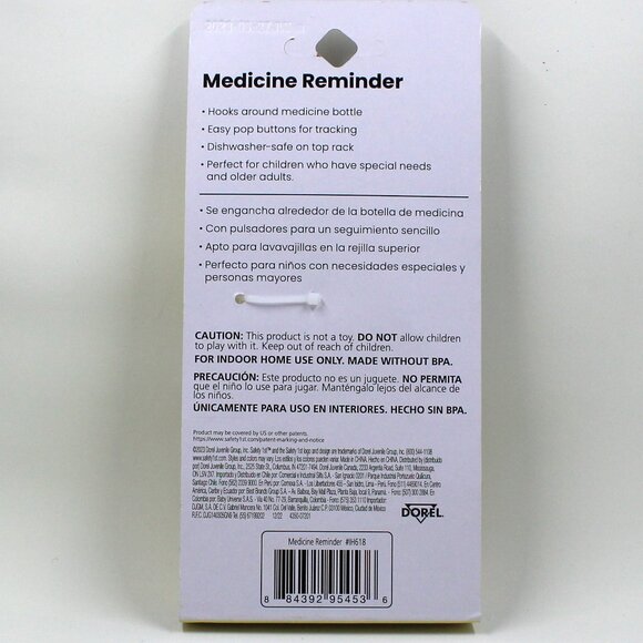 Safety 1st Gray and White 2-Pack Medicine Reminder - Picture 2 of 6